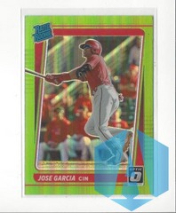 2021 Donruss Optic Lime Green #89 Jose Garcia Rated Rookie Reds